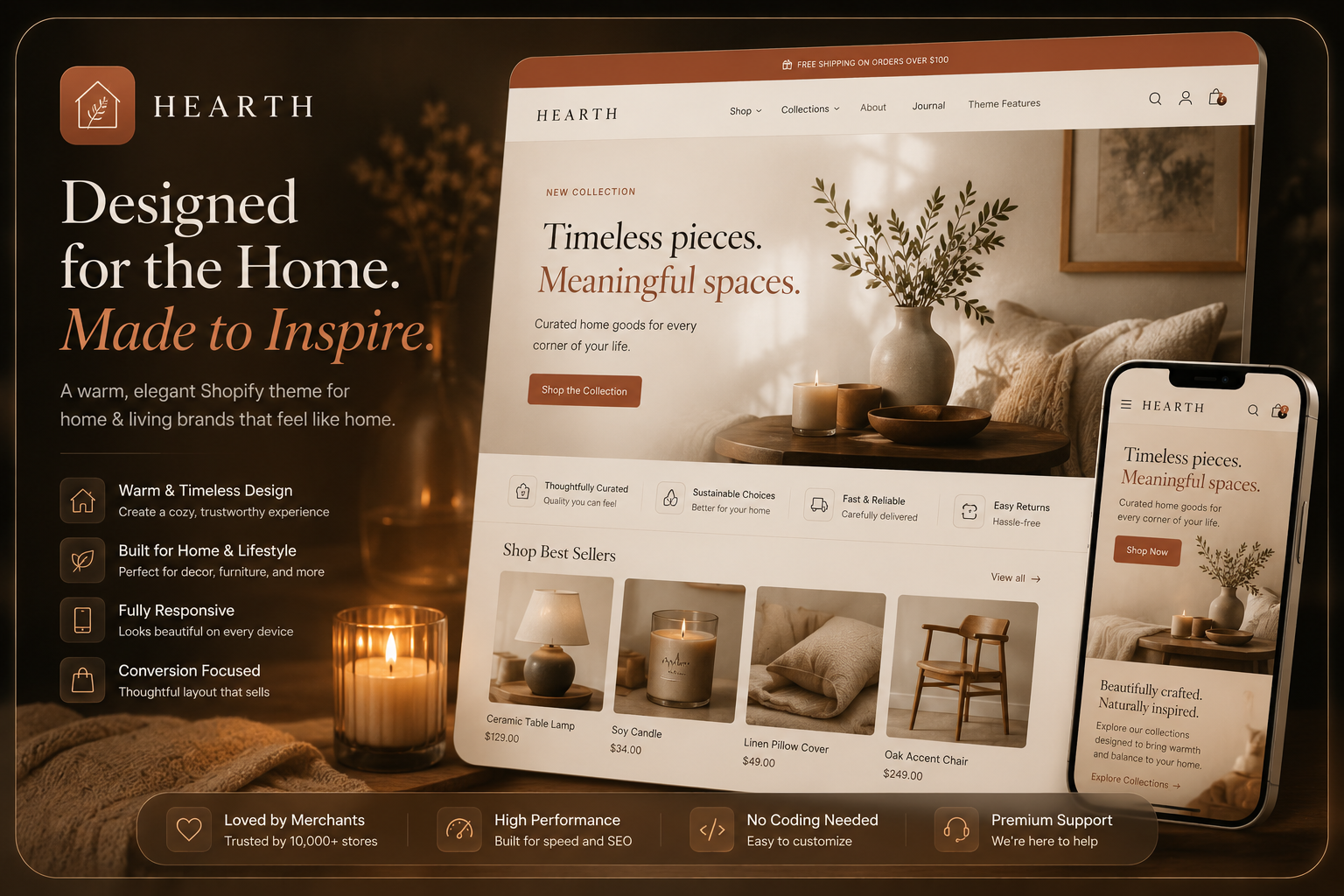 Hearth theme preview